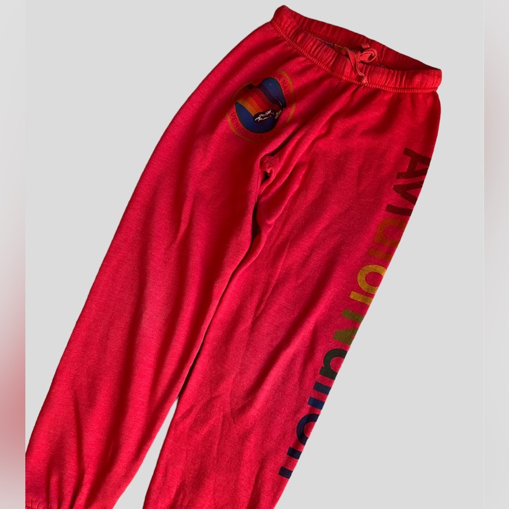 Aviator Nation xs red sweatpants